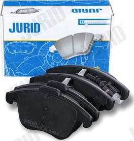 Jurid 573246J-D - Тормозные колодки, дисковые, комплект autodnr.net