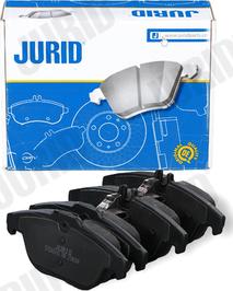 Jurid 573248J-D - Тормозные колодки, дисковые, комплект autodnr.net