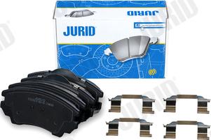 Jurid 573270J-D - Тормозные колодки, дисковые, комплект avtokuzovplus.com.ua