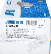 Jurid 573292J-D - Тормозные колодки, дисковые, комплект avtokuzovplus.com.ua