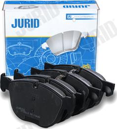 Jurid 573300J-D - Тормозные колодки, дисковые, комплект avtokuzovplus.com.ua