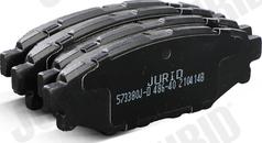 Jurid 573380J-D - Тормозные колодки, дисковые, комплект autodnr.net