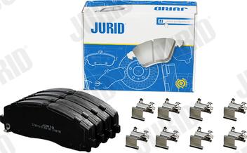 Jurid 573411J-D - Тормозные колодки, дисковые, комплект autodnr.net