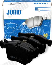 Jurid 573432J-D - Тормозные колодки, дисковые, комплект autodnr.net