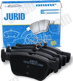 Jurid 573573J-D - Тормозные колодки, дисковые, комплект autodnr.net