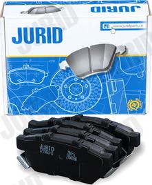 Jurid 573582J-D - Тормозные колодки, дисковые, комплект autodnr.net