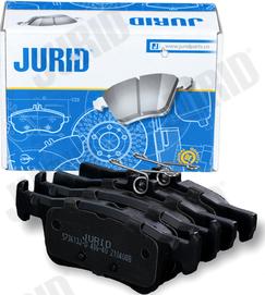 Jurid 573613J-D - Тормозные колодки, дисковые, комплект avtokuzovplus.com.ua