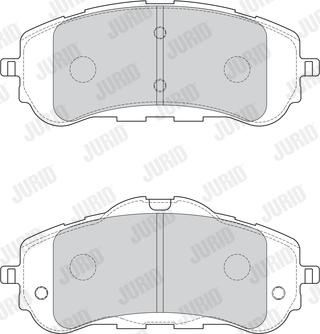 Jurid 573620J - Тормозные колодки, дисковые, комплект avtokuzovplus.com.ua