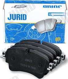 Jurid 573629J-D - Тормозные колодки, дисковые, комплект avtokuzovplus.com.ua