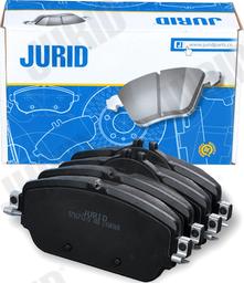 Jurid 573671J-D - Тормозные колодки, дисковые, комплект avtokuzovplus.com.ua