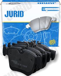 Jurid 573803J-D - Тормозные колодки, дисковые, комплект autodnr.net