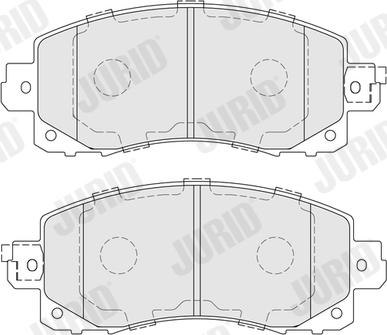 Jurid 574044J - Тормозные колодки, дисковые, комплект avtokuzovplus.com.ua