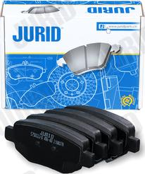 Jurid 575032J-D - Гальмівні колодки, дискові гальма autocars.com.ua