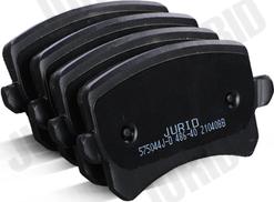 Jurid 575044J-D - Тормозные колодки, дисковые, комплект autodnr.net