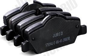 Jurid 575094J-D - Тормозные колодки, дисковые, комплект avtokuzovplus.com.ua