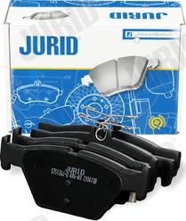 Jurid 575126J-D - Тормозные колодки, дисковые, комплект avtokuzovplus.com.ua