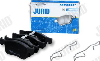 Jurid 575128J-D - Тормозные колодки, дисковые, комплект avtokuzovplus.com.ua