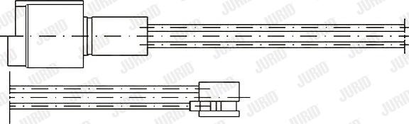 Jurid 581302 - Сигналізатор, знос гальмівних колодок autocars.com.ua