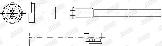 Jurid 581313 - Сигналізатор, знос гальмівних колодок autocars.com.ua