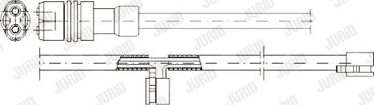 Jurid 581323 - Сигнализатор, износ тормозных колодок autodnr.net