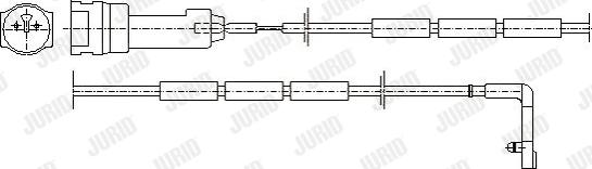 Jurid 581340 - Сигнализатор, износ тормозных колодок avtokuzovplus.com.ua