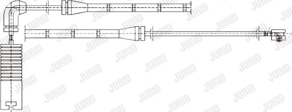 Jurid 581367 - Сигнализатор, износ тормозных колодок avtokuzovplus.com.ua