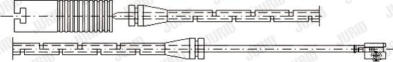 Jurid 581369 - Сигналізатор, знос гальмівних колодок autocars.com.ua