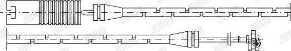 Jurid 581382 - Сигналізатор, знос гальмівних колодок autocars.com.ua