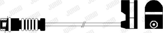 Jurid 581428 - Сигнализатор, износ тормозных колодок autodnr.net