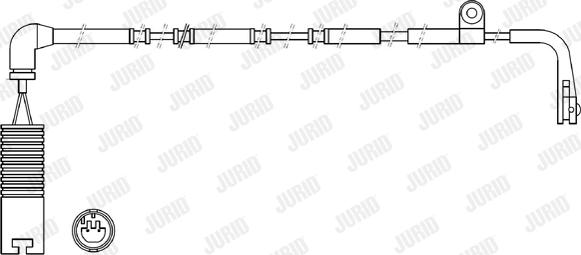 Jurid 581440 - Сигналізатор, знос гальмівних колодок autocars.com.ua