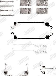 Jurid 771096J - Комплектующие, барабанный тормозной механизм avtokuzovplus.com.ua