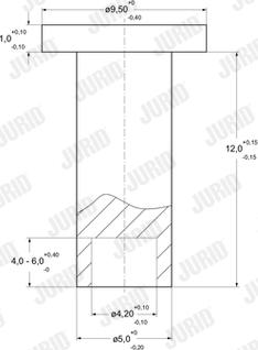 Jurid 8102050006 - Заклепка, накладки барабанного гальма autocars.com.ua