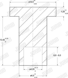 Jurid 8102060005 - Заклепка, накладки барабанного тормоза avtokuzovplus.com.ua