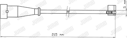 Jurid FAI177 - Сигналізатор, знос гальмівних колодок autocars.com.ua