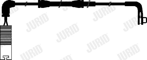 Jurid FWI277 - Сигнализатор, износ тормозных колодок avtokuzovplus.com.ua