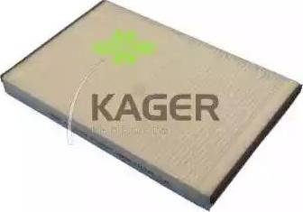 Kager 09-0043 - Фільтр, повітря у внутрішній простір autocars.com.ua
