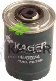 Kager 11-0074 - Паливний фільтр autocars.com.ua