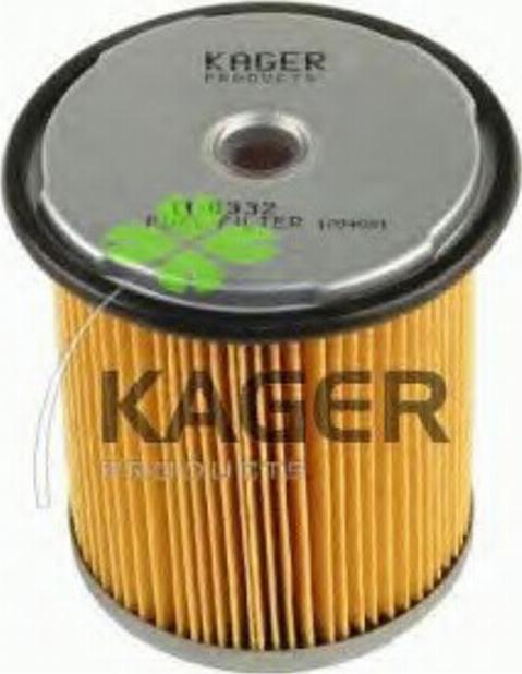 Kager 11-0332 - Паливний фільтр autocars.com.ua