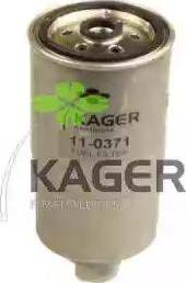 Kager 11-0371 - Паливний фільтр autocars.com.ua
