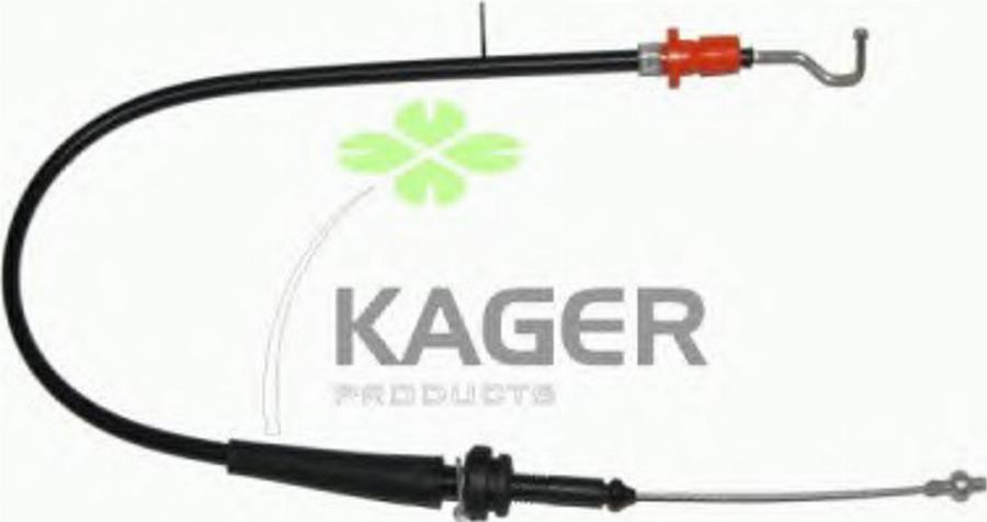 Kager 19-3418 - Тросик газу autocars.com.ua