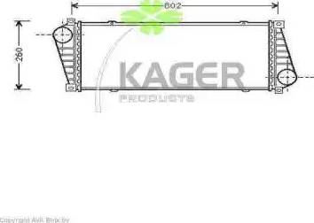 Kager 31-0645 - Интеркулер autocars.com.ua