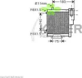 Kager 313713 - Масляний радіатор, автоматична коробка передач autocars.com.ua