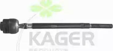 Kager 410046 - Осьовий шарнір, рульова тяга autocars.com.ua