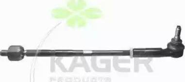 Kager 410187 - Поперечна рульова тяга autocars.com.ua