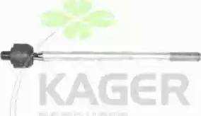 Kager 410267 - Осьовий шарнір, рульова тяга autocars.com.ua