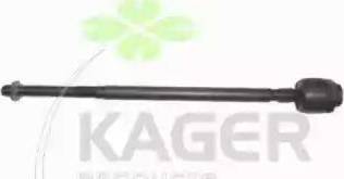 Kager 410384 - Осьовий шарнір, рульова тяга autocars.com.ua