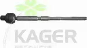 Kager 410555 - Осьовий шарнір, рульова тяга autocars.com.ua