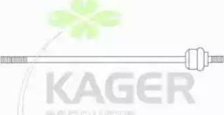Kager 410575 - Осьовий шарнір, рульова тяга autocars.com.ua