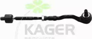 Kager 410696 - Наконечник рульової тяги, кульовий шарнір autocars.com.ua