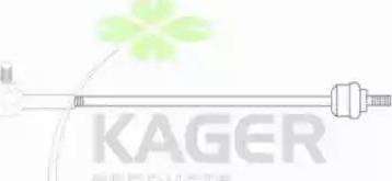 Kager 410781 - Поперечна рульова тяга autocars.com.ua